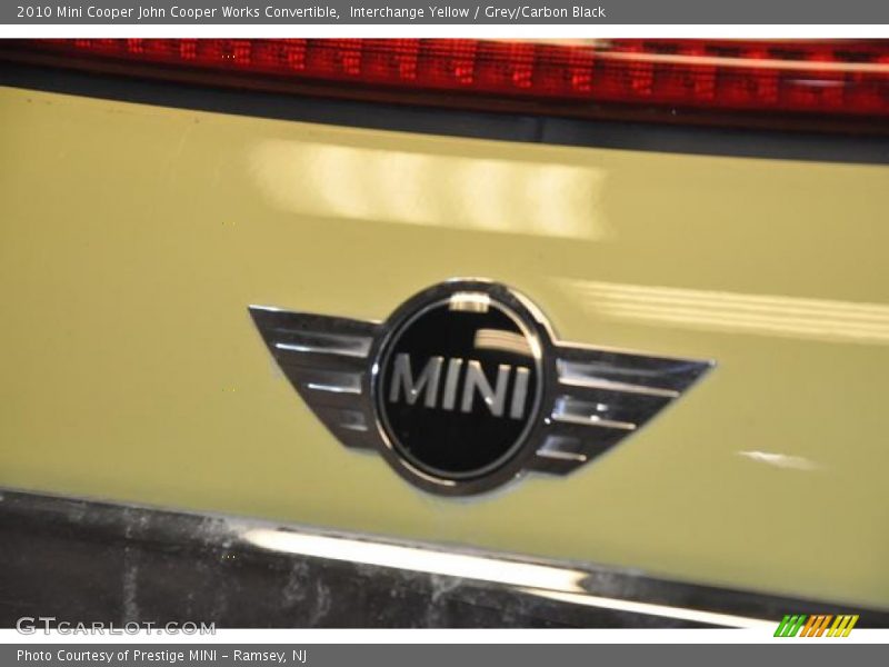 Interchange Yellow / Grey/Carbon Black 2010 Mini Cooper John Cooper Works Convertible