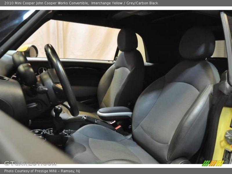 Interchange Yellow / Grey/Carbon Black 2010 Mini Cooper John Cooper Works Convertible