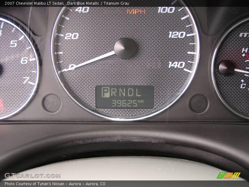 Dark Blue Metallic / Titanium Gray 2007 Chevrolet Malibu LT Sedan