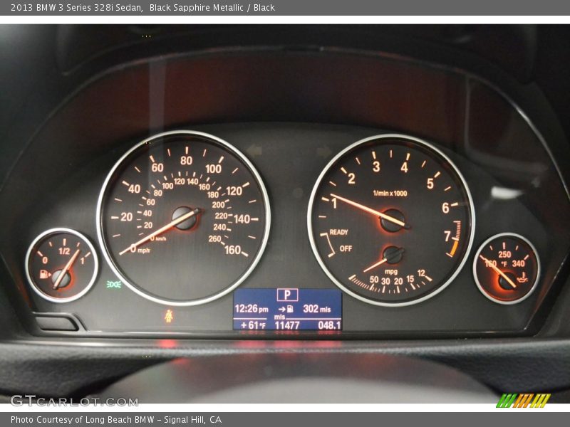 Black Sapphire Metallic / Black 2013 BMW 3 Series 328i Sedan