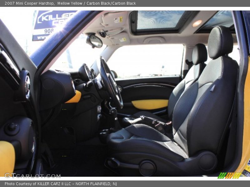 Mellow Yellow / Carbon Black/Carbon Black 2007 Mini Cooper Hardtop