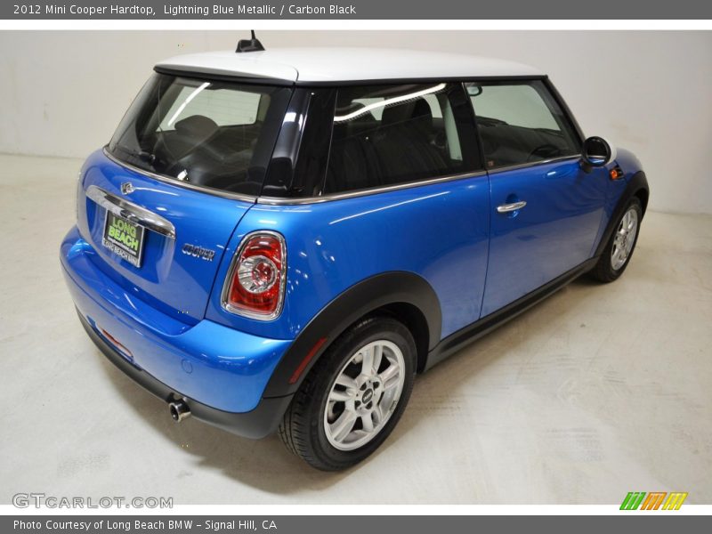 Lightning Blue Metallic / Carbon Black 2012 Mini Cooper Hardtop