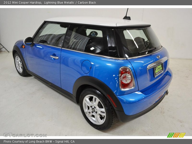 Lightning Blue Metallic / Carbon Black 2012 Mini Cooper Hardtop