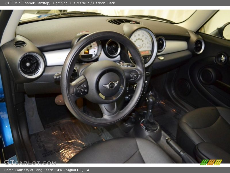 Lightning Blue Metallic / Carbon Black 2012 Mini Cooper Hardtop