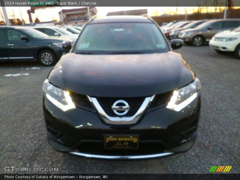 Super Black / Charcoal 2014 Nissan Rogue SV AWD