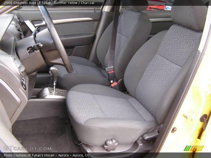 Summer Yellow / Charcoal 2008 Chevrolet Aveo LT Sedan