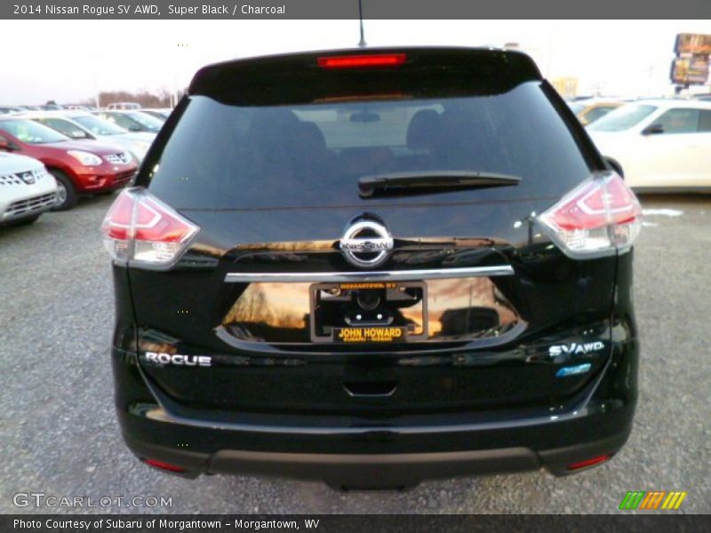 Super Black / Charcoal 2014 Nissan Rogue SV AWD