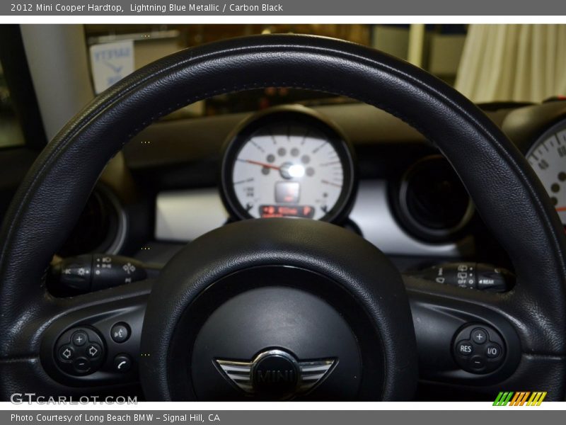 Lightning Blue Metallic / Carbon Black 2012 Mini Cooper Hardtop