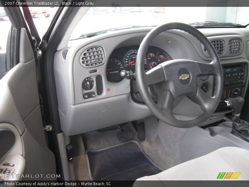 Black / Light Gray 2007 Chevrolet TrailBlazer LS