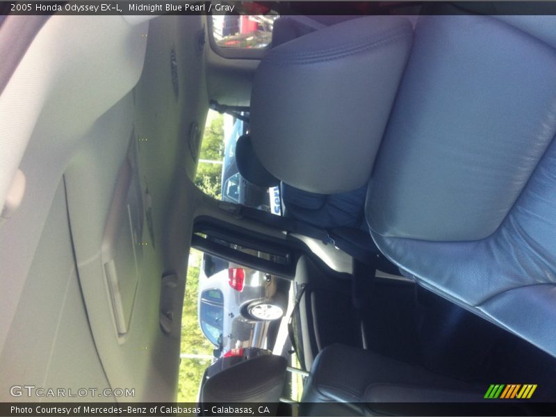 Midnight Blue Pearl / Gray 2005 Honda Odyssey EX-L