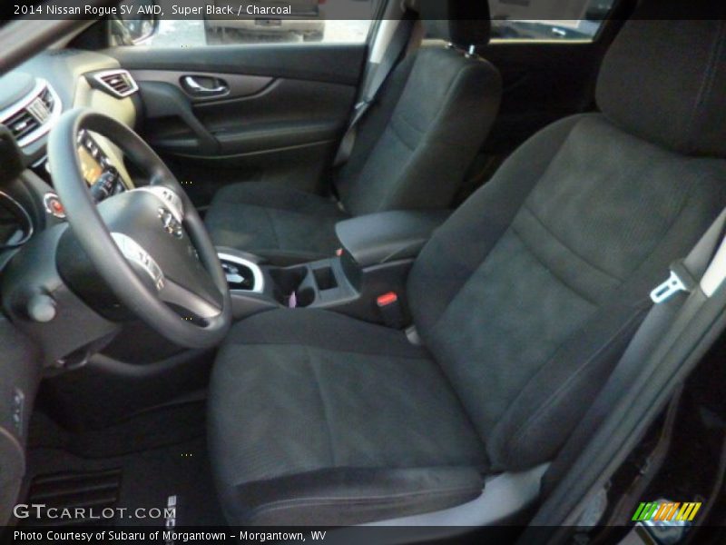 Super Black / Charcoal 2014 Nissan Rogue SV AWD