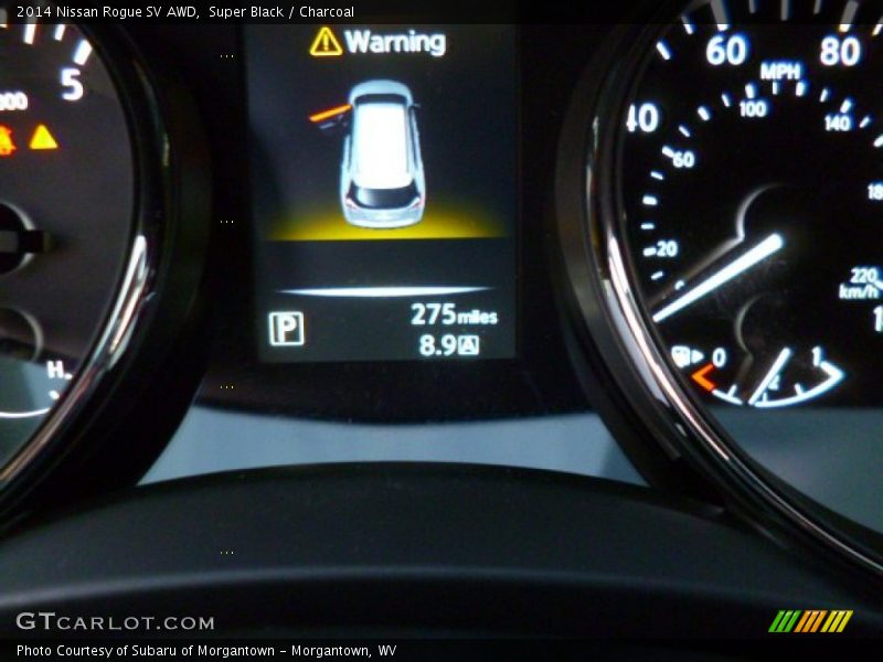 Super Black / Charcoal 2014 Nissan Rogue SV AWD