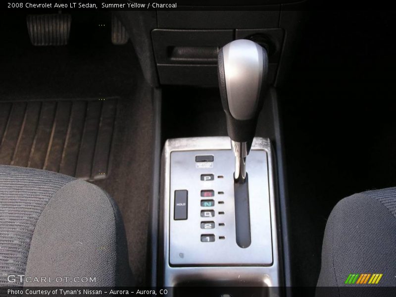 Summer Yellow / Charcoal 2008 Chevrolet Aveo LT Sedan