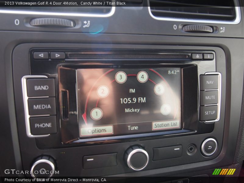 Candy White / Titan Black 2013 Volkswagen Golf R 4 Door 4Motion