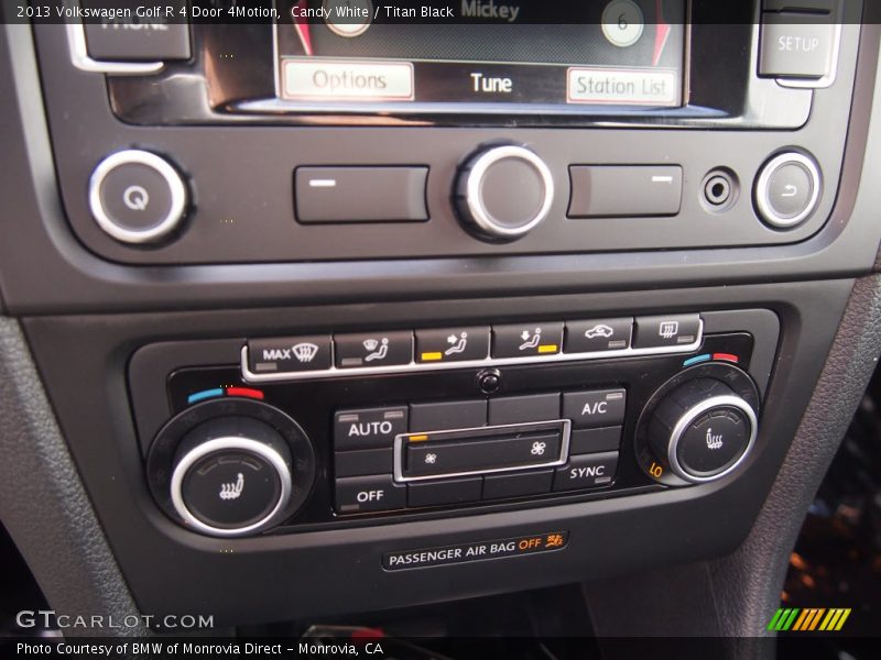 Candy White / Titan Black 2013 Volkswagen Golf R 4 Door 4Motion