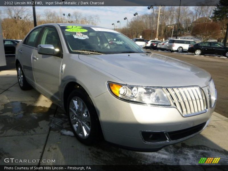 Ingot Silver Metallic / Dark Charcoal 2012 Lincoln MKZ FWD