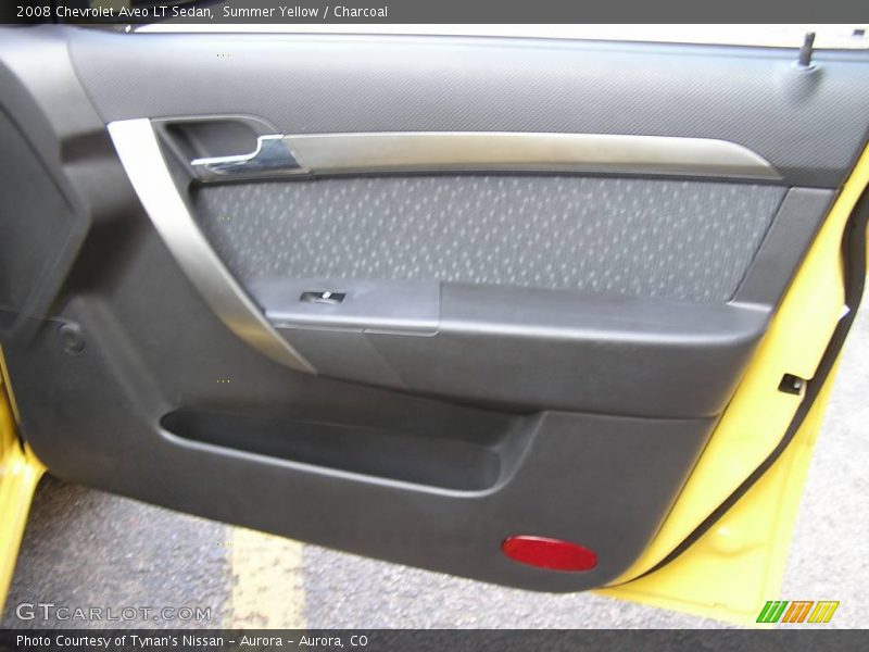 Summer Yellow / Charcoal 2008 Chevrolet Aveo LT Sedan