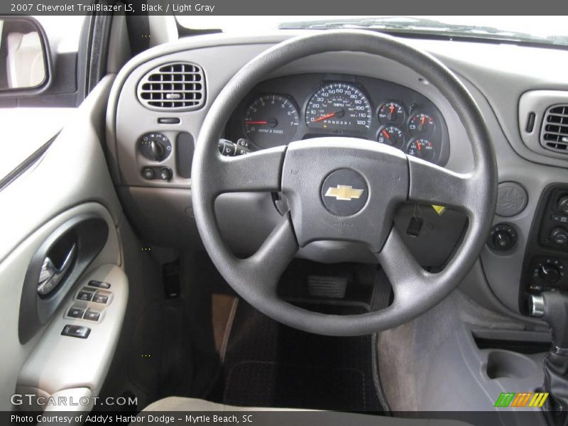 Black / Light Gray 2007 Chevrolet TrailBlazer LS
