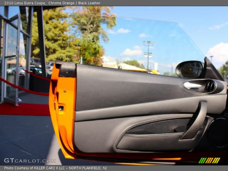 Chrome Orange / Black Leather 2010 Lotus Evora Coupe