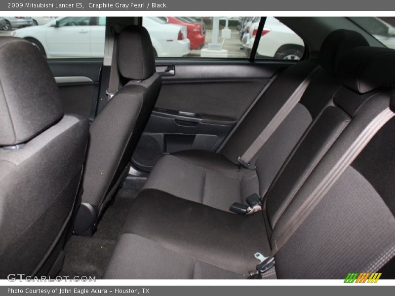 Graphite Gray Pearl / Black 2009 Mitsubishi Lancer ES