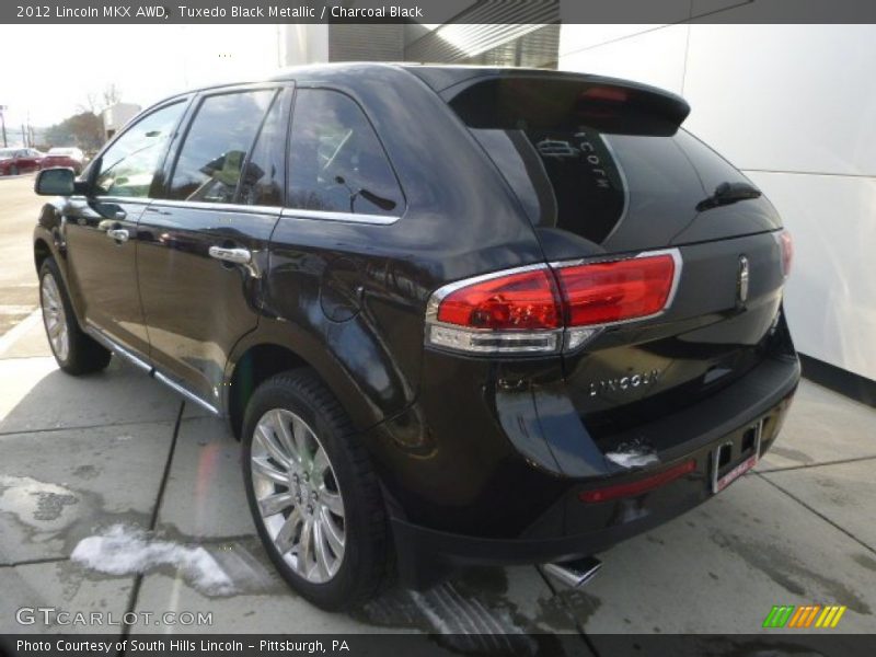 Tuxedo Black Metallic / Charcoal Black 2012 Lincoln MKX AWD