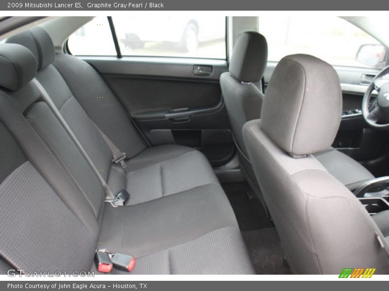 Graphite Gray Pearl / Black 2009 Mitsubishi Lancer ES