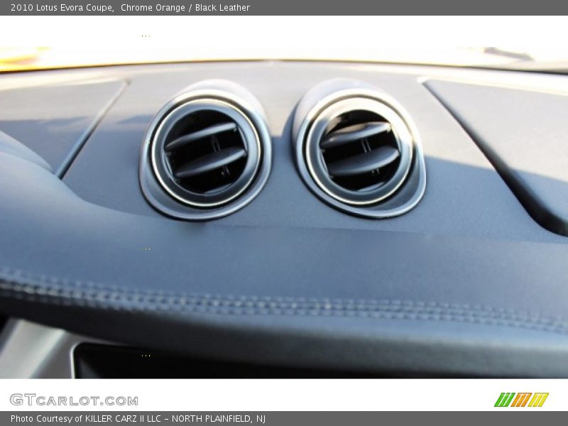 Chrome Orange / Black Leather 2010 Lotus Evora Coupe