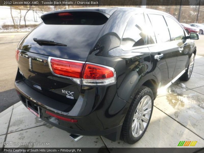 Tuxedo Black Metallic / Charcoal Black 2012 Lincoln MKX AWD