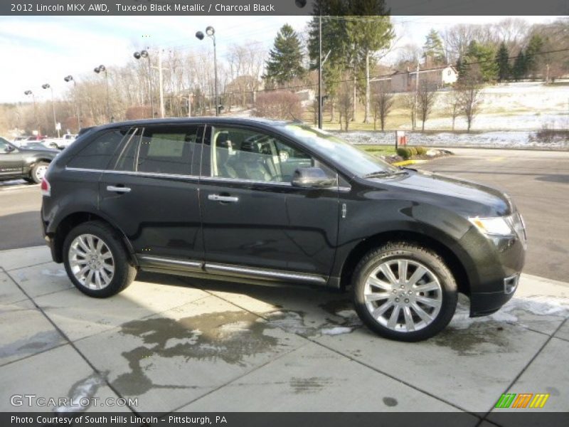 Tuxedo Black Metallic / Charcoal Black 2012 Lincoln MKX AWD