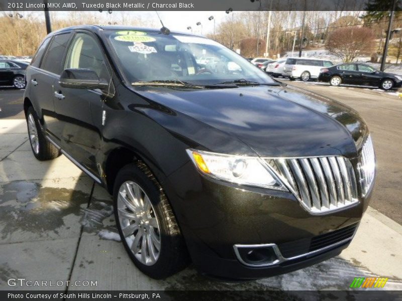 Tuxedo Black Metallic / Charcoal Black 2012 Lincoln MKX AWD