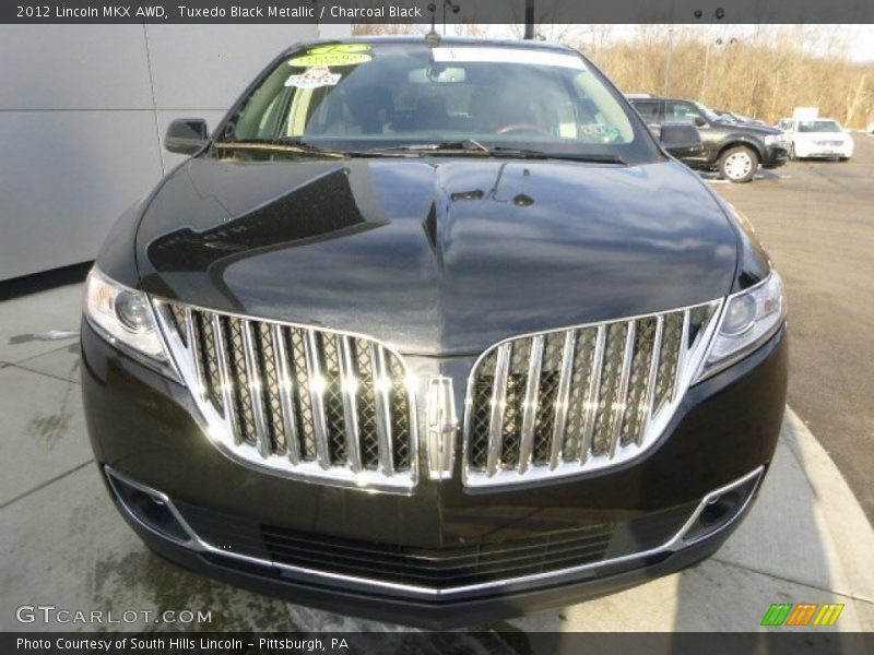 Tuxedo Black Metallic / Charcoal Black 2012 Lincoln MKX AWD