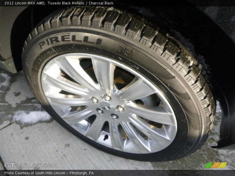 Tuxedo Black Metallic / Charcoal Black 2012 Lincoln MKX AWD