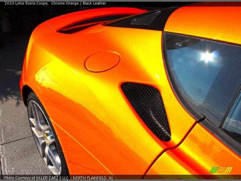 Chrome Orange / Black Leather 2010 Lotus Evora Coupe
