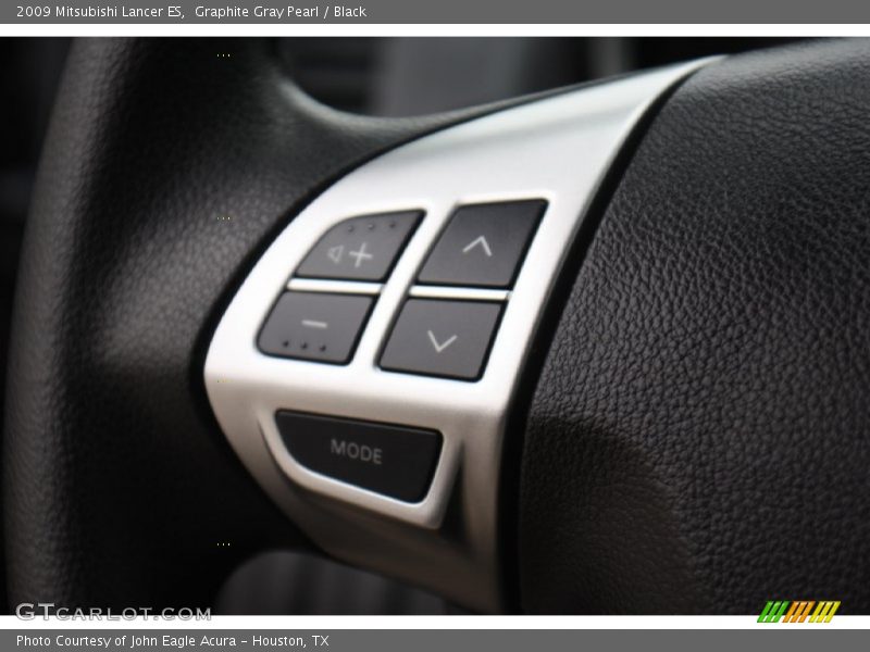 Graphite Gray Pearl / Black 2009 Mitsubishi Lancer ES