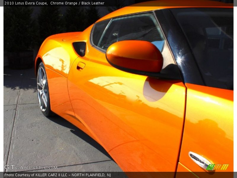 Chrome Orange / Black Leather 2010 Lotus Evora Coupe
