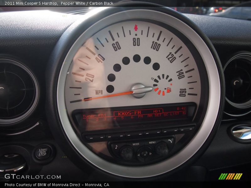 Pepper White / Carbon Black 2011 Mini Cooper S Hardtop