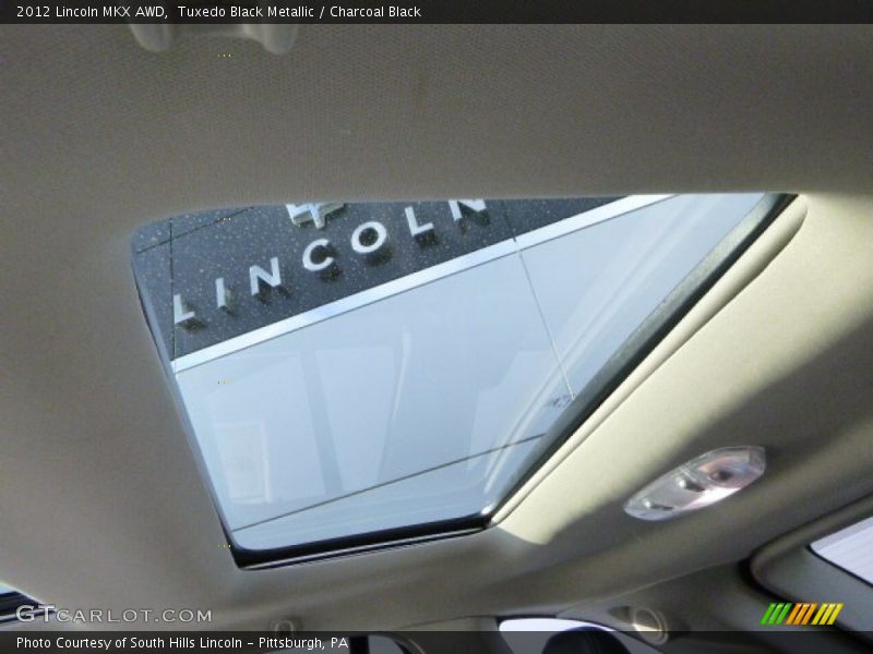 Tuxedo Black Metallic / Charcoal Black 2012 Lincoln MKX AWD