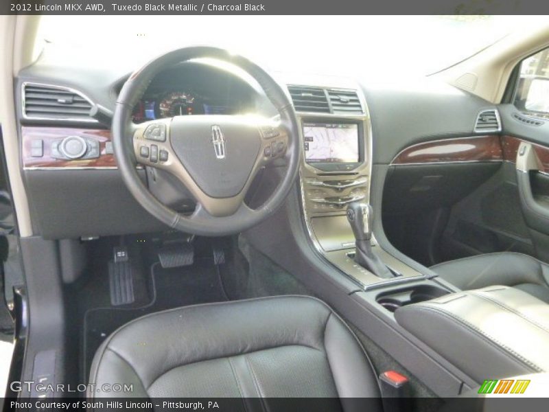 Tuxedo Black Metallic / Charcoal Black 2012 Lincoln MKX AWD