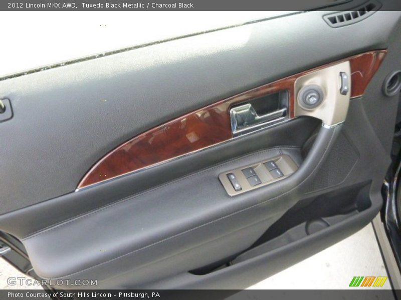 Tuxedo Black Metallic / Charcoal Black 2012 Lincoln MKX AWD