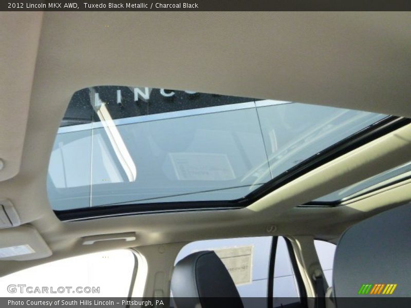 Tuxedo Black Metallic / Charcoal Black 2012 Lincoln MKX AWD