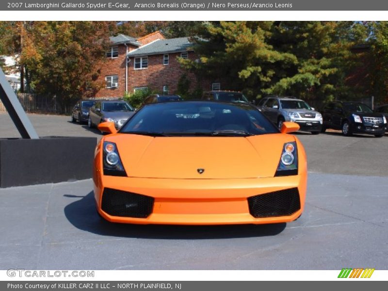 Arancio Borealis (Orange) / Nero Perseus/Arancio Leonis 2007 Lamborghini Gallardo Spyder E-Gear
