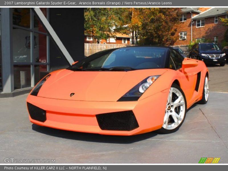 Arancio Borealis (Orange) / Nero Perseus/Arancio Leonis 2007 Lamborghini Gallardo Spyder E-Gear