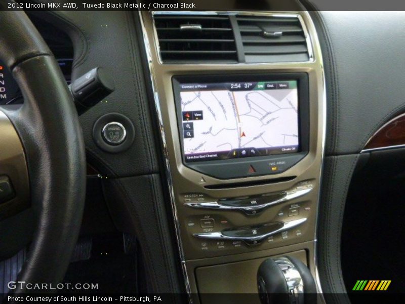 Tuxedo Black Metallic / Charcoal Black 2012 Lincoln MKX AWD