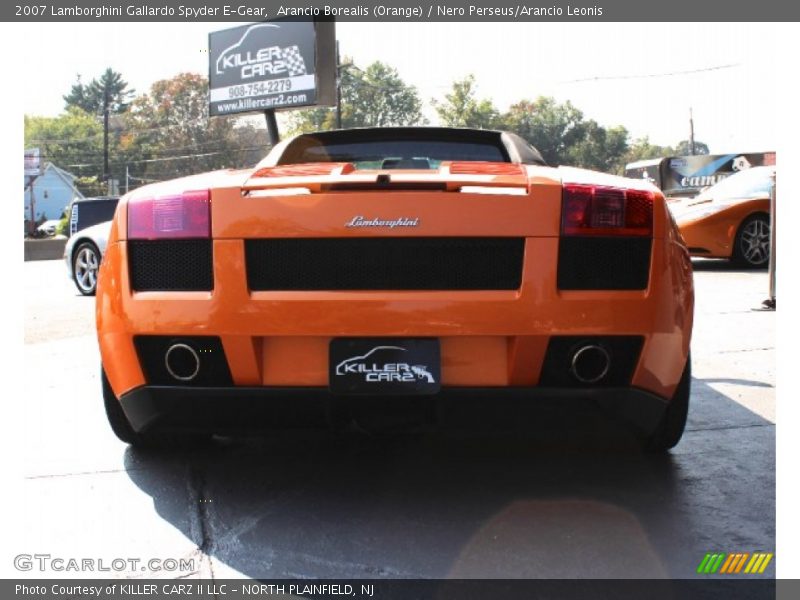Arancio Borealis (Orange) / Nero Perseus/Arancio Leonis 2007 Lamborghini Gallardo Spyder E-Gear