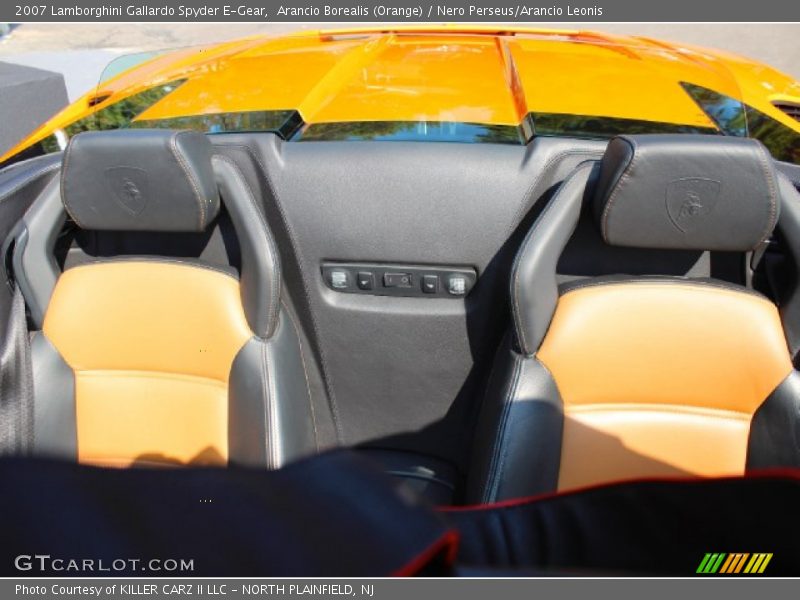 Arancio Borealis (Orange) / Nero Perseus/Arancio Leonis 2007 Lamborghini Gallardo Spyder E-Gear