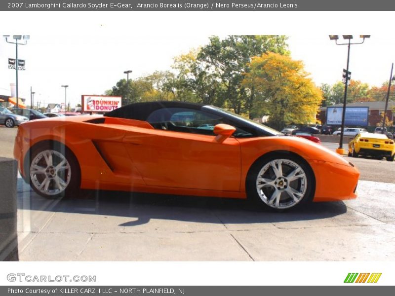 Arancio Borealis (Orange) / Nero Perseus/Arancio Leonis 2007 Lamborghini Gallardo Spyder E-Gear