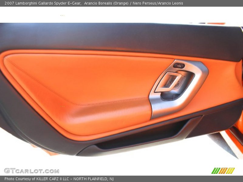 Arancio Borealis (Orange) / Nero Perseus/Arancio Leonis 2007 Lamborghini Gallardo Spyder E-Gear