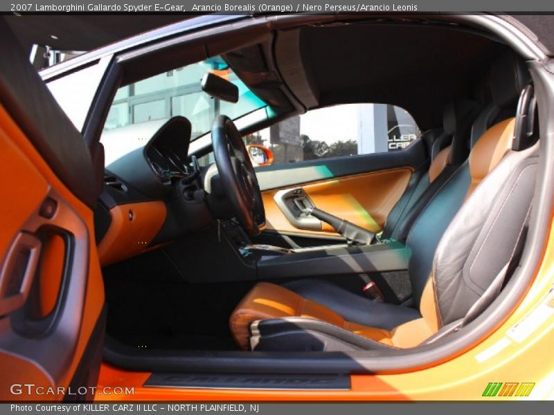 Arancio Borealis (Orange) / Nero Perseus/Arancio Leonis 2007 Lamborghini Gallardo Spyder E-Gear