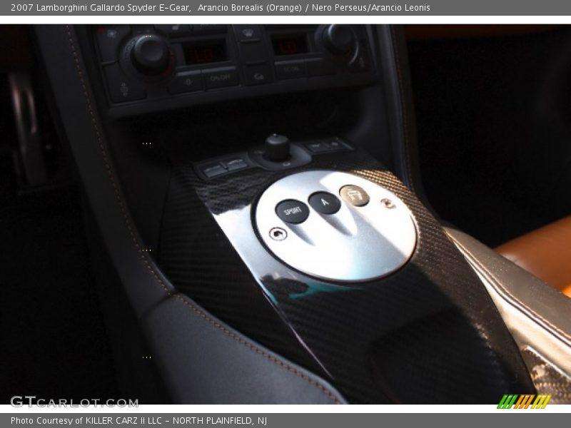 Arancio Borealis (Orange) / Nero Perseus/Arancio Leonis 2007 Lamborghini Gallardo Spyder E-Gear