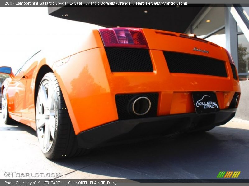 Arancio Borealis (Orange) / Nero Perseus/Arancio Leonis 2007 Lamborghini Gallardo Spyder E-Gear